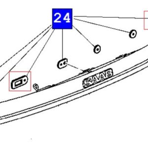 Gaskets for LED-bar (ng9-5 2010-2011)